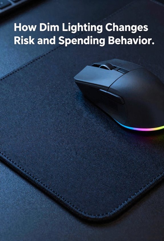dim lighting increases risky spending