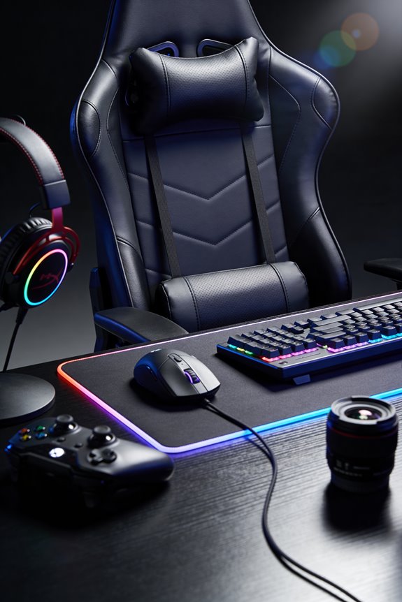 poor ergonomic streaming setups
