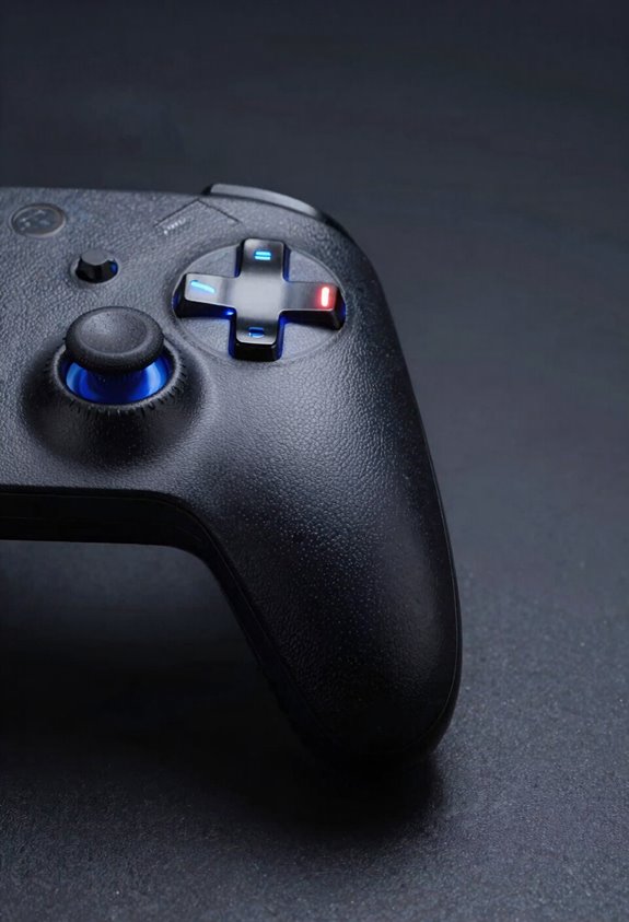 raised d pad prevents slippage